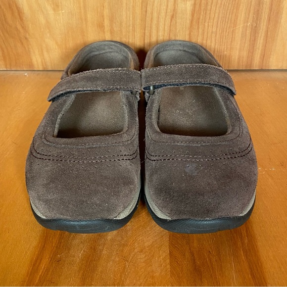 Womens 6.5 LL Bean Comfort Mocs Mary Jane Shoes Brown SEF1577 - Picture 2 of 8